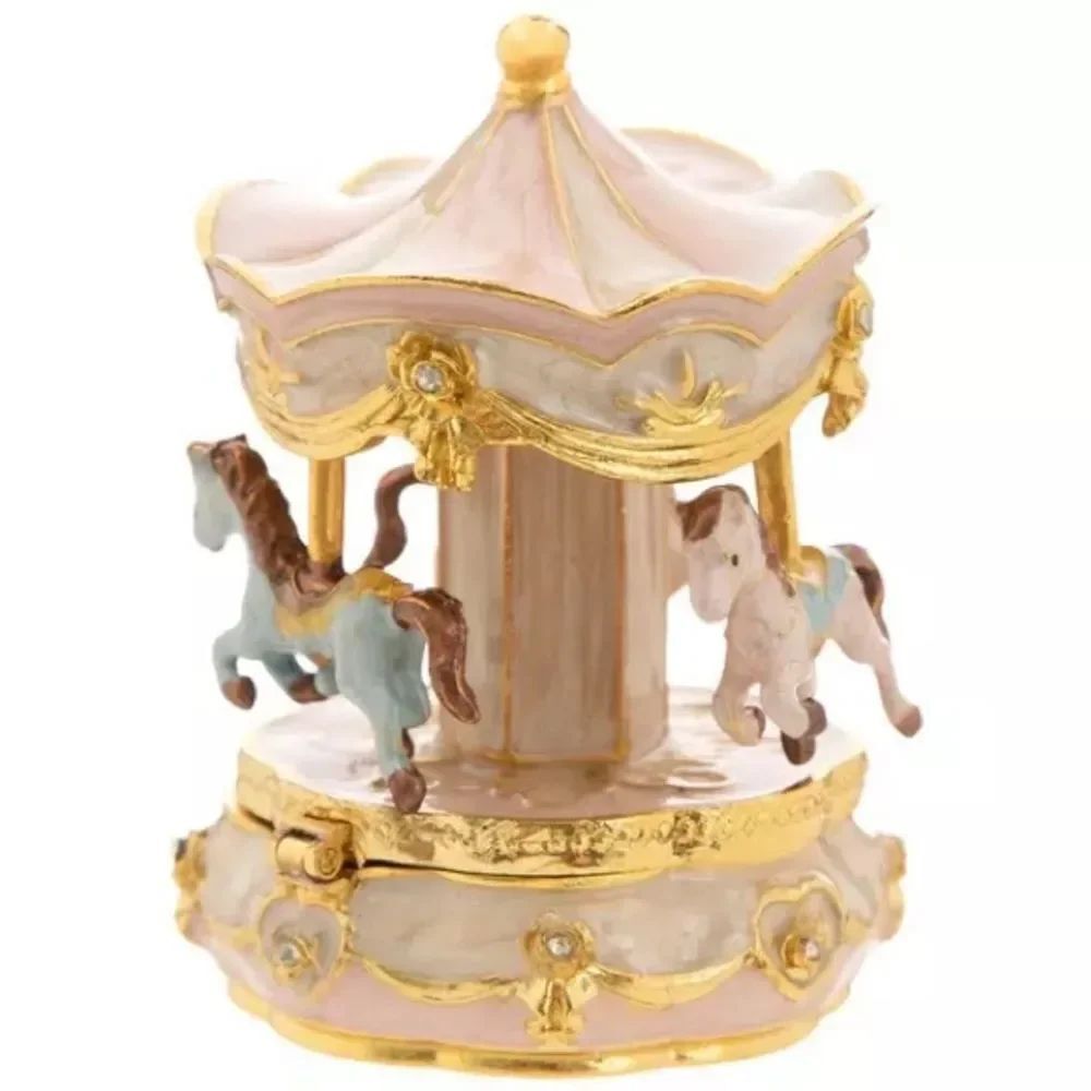 New Carousel Jewelry Trinket Box